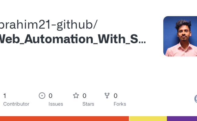 GitHub - Ibrahim21-github/Web_Automation_With_Selenium