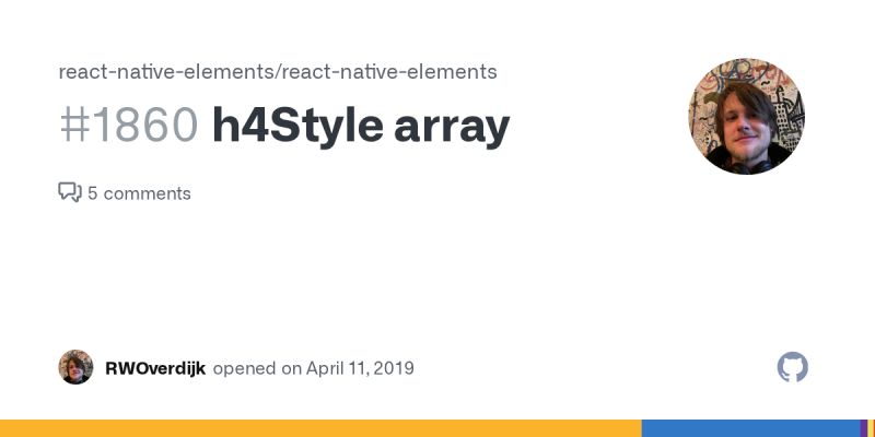 H4style Array Issue 1860 React Native Elements React Native Elements Github - Dark Texture Collection - 4K Quality