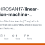 GitHub - RANJITHROSAN17/linear-regression-machine-learning: Linear ...