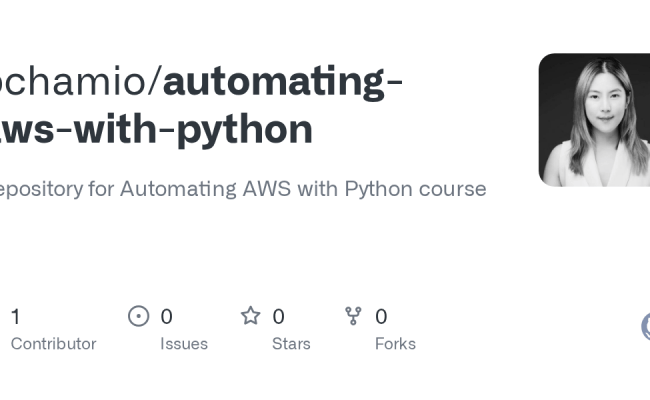 GitHub - Pchamio/automating-aws-with-python: Repository For Automating ...