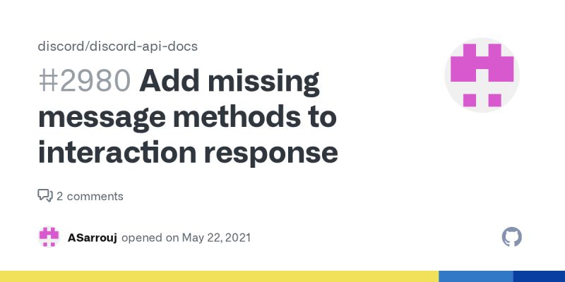 Interaction Response Edit Message Does Not Work In The Discord Ui - Landscape Illustration Collection - High Resolution Quality