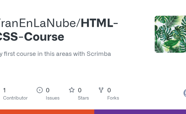GitHub - FranEnLaNube/HTML-CSS-Course: My First Course In This Areas ...
