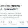GitHub - Azure-Samples/openai-chat-app-quickstart: A Simple Chat ...