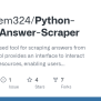 GitHub - Mustkeem324/Python-Chegg-Answer-Scraper: A PYTHON-based Tool ...