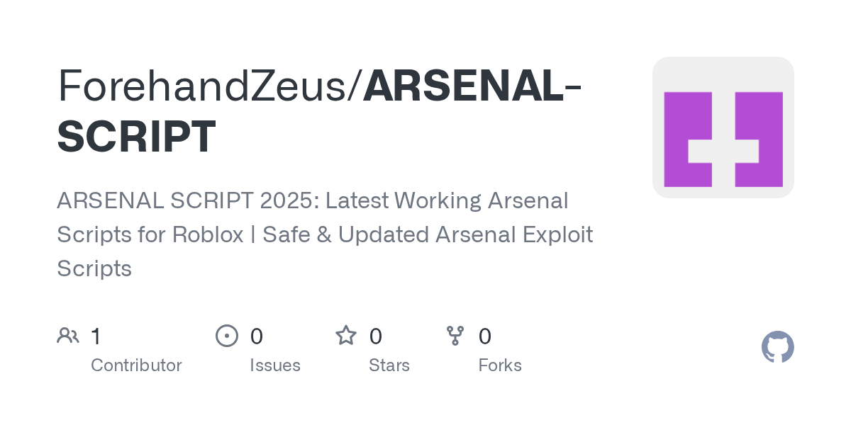 GitHub ARSENAL SCRIPT ARSENAL SCRIPT 2025 Latest ARSENAL SCRIPT