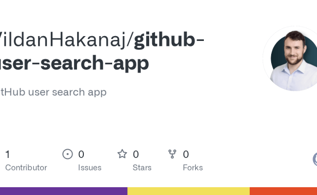 GitHub - VildanHakanaj/github-user-search-app: GitHub User Search App