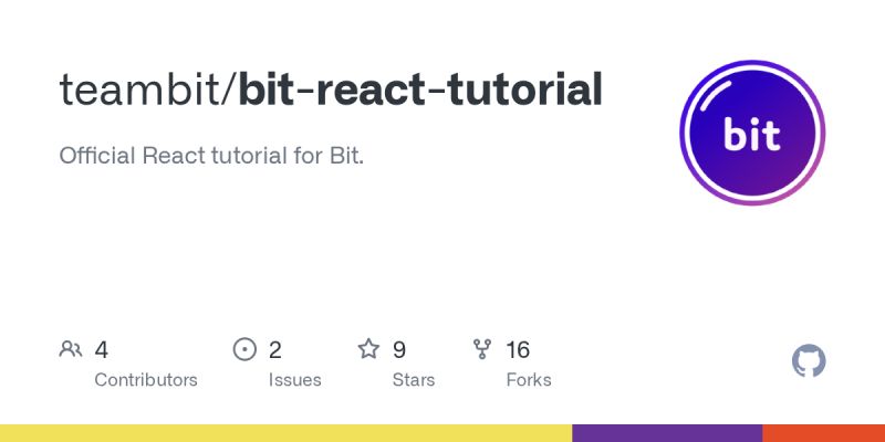 Github Teambit Bit React Tutorial Official React Tutorial For Bit - Modern Mobile Ocean Designs | Free Download