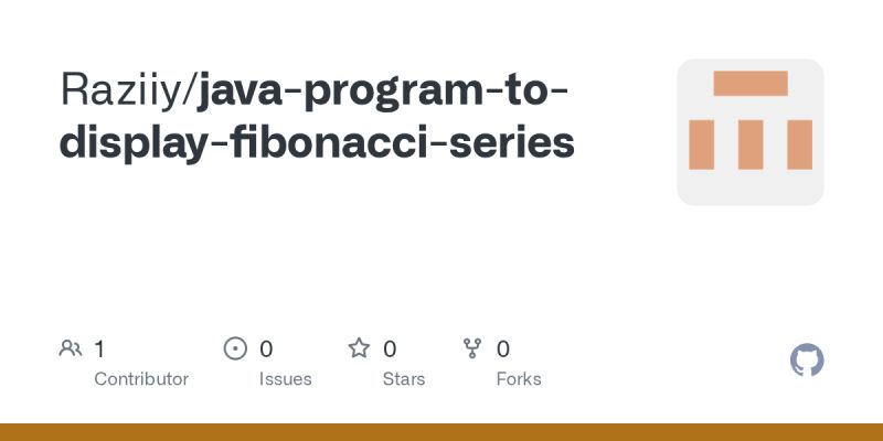 Github Ushackerpros Java Fibonacci Java Program To Calculate And - Modern Mobile Nature Designs | Free Download