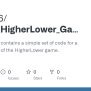 GitHub - Pkx8326/Simple_HigherLower_Game_with_Python: This Repository ...