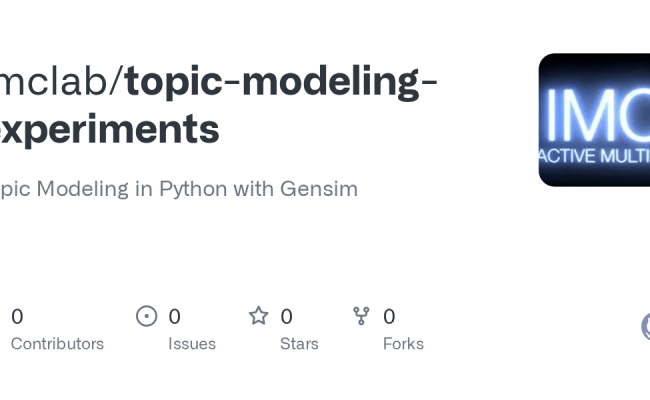 GitHub - Imclab/topic-modeling-experiments: Topic Modeling In Python With Gensim