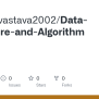 GitHub - VinitSrivastava2002/Data-Structure-and-Algorithm