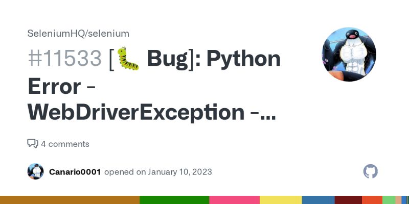 Python How To Fix Selenium Webdriverexception The Browser Appears To - Best Gradient Images in 8K