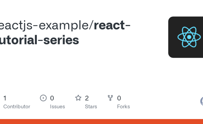 GitHub - Reactjs-example/react-tutorial-series
