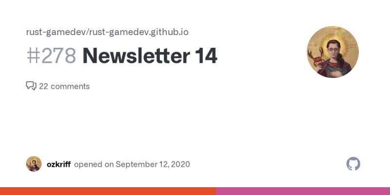 Newsletter 14 Issue 278 Rust Gamedev Rust Gamedev Github Io Github - Mountain Illustration Collection - High Resolution Quality