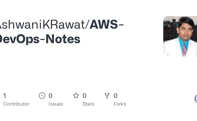 GitHub - AshwaniKRawat/AWS-DevOps-Notes