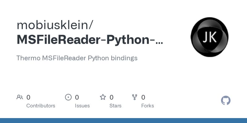 Github Frallain Pymsfilereader Thermo Msfilereader Python Bindings - Best Geometric Patterns in 4K