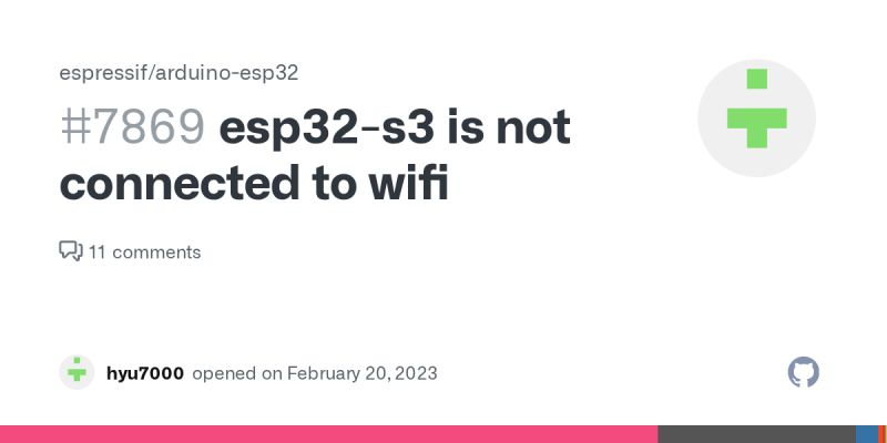 Arduino Wifi Working Issue 6 01space Esp32 C3fh4 Rgb Github - Best Geometric Images in Retina