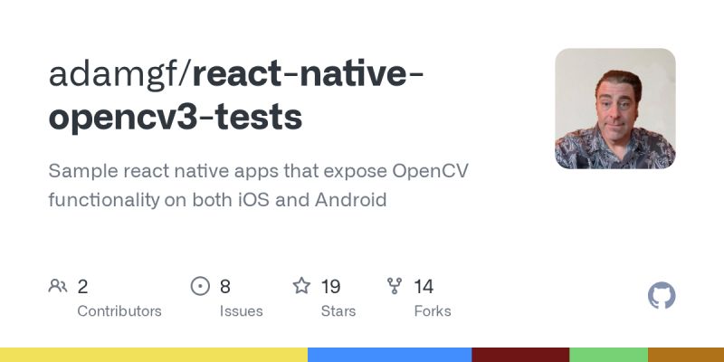 Github Adamgf React Native Opencv3 React Native Opencv3 Wraps Functionality From Opencv Java - Geometric Background Collection - Full HD Quality