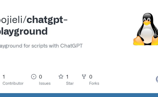 GitHub - Bojieli/chatgpt-playground: Playground For Scripts With ChatGPT