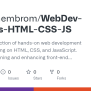 GitHub - Eliezerhembrom/WebDev-Projects-HTML-CSS-JS: Explore A ...