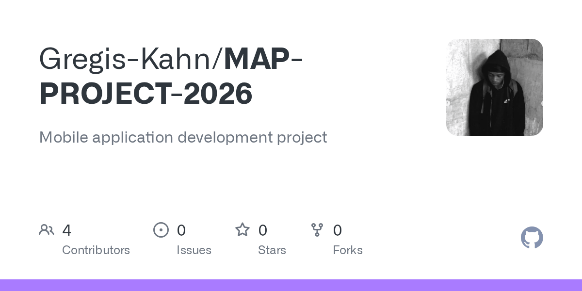 GitHub Gregis Kahn MAP PROJECT 2026 Mobile Application Development MAP PROJECT 2026
