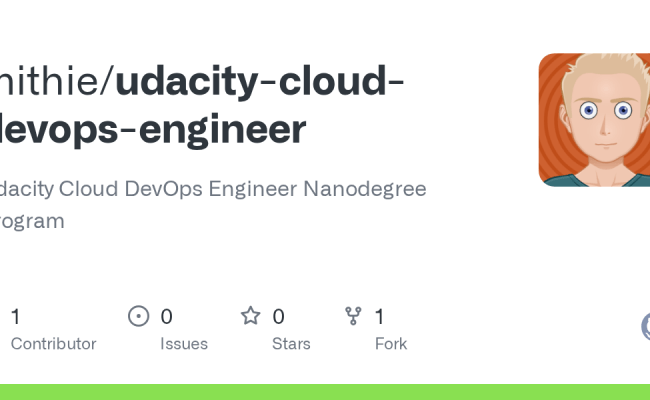 GitHub - Mithie/udacity-cloud-devops-engineer: Udacity Cloud DevOps ...