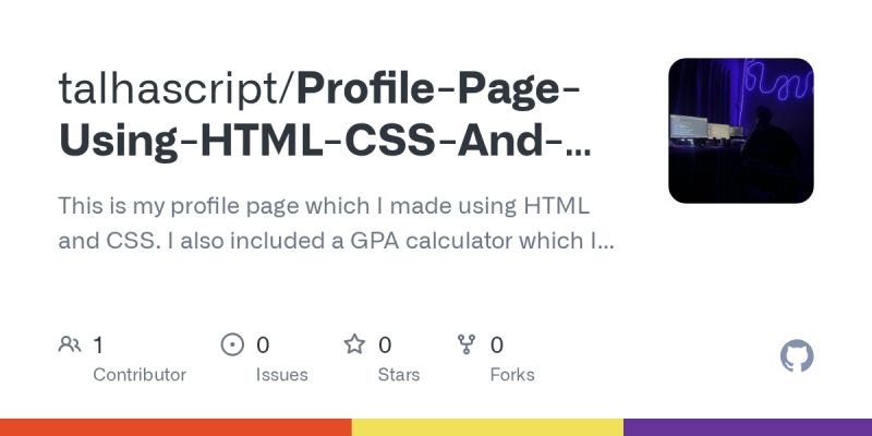 Github Shashikantbhargav Profile Page Responsive Profile Page With Using Of Html Css And - Sunset Background Collection - Retina Quality