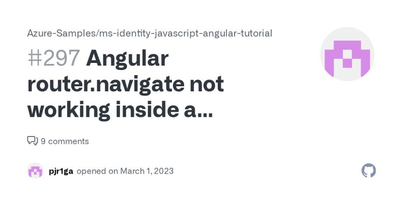 Use Angular S Own Router When Handling Redirect Response Issue 260 Azure Samples Ms - Dark Background Collection - 4K Quality