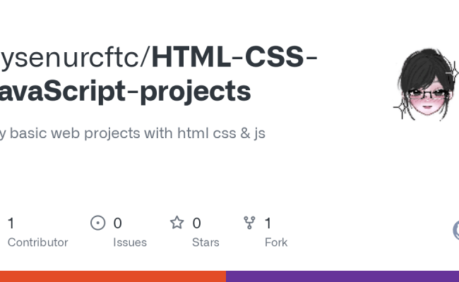 GitHub - Aysenurcftc/HTML-CSS-JavaScript-projects: My Basic Web ...