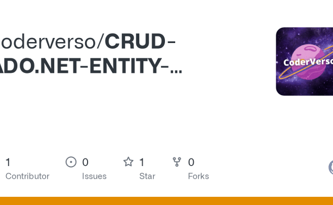 GitHub - Coderverso/CRUD-ADO.NET-ENTITY-FRAMEWORK