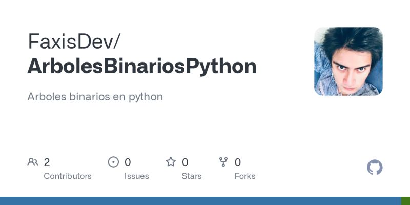 Github Faxisdev Arbolesbinariospython Arboles Binarios En Python - Stunning Abstract Illustration - High Resolution