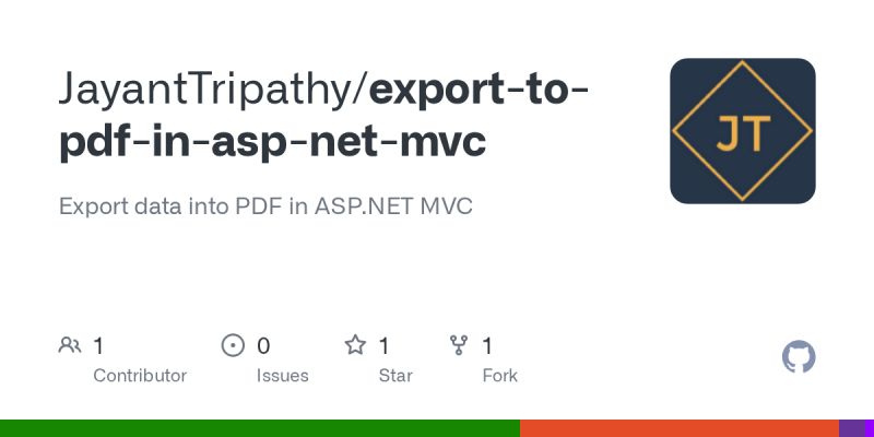 Export Data Into Pdf In Asp Net Mvc Jayant Tripathy - Amazing City Photo - Mobile