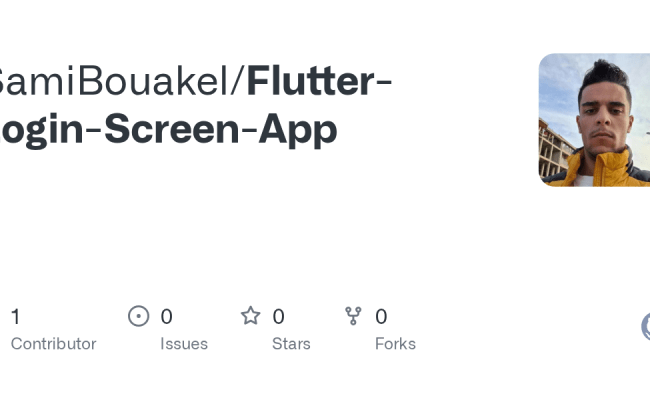 GitHub - SamiBouakel/Flutter-Login-Screen-App