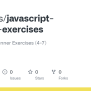 GitHub - RMjeess/javascript-master-exercises: Javascript Beginner ...