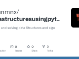 Github Varunmnx Datastructuresusingpython Learning And Solving Data