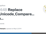 Replace Pyunicode Comparewithid With Pyunicode Equaltoasciiid Issue