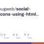 GitHub - Codingbugweb/social-media-icons-using-html-and-css