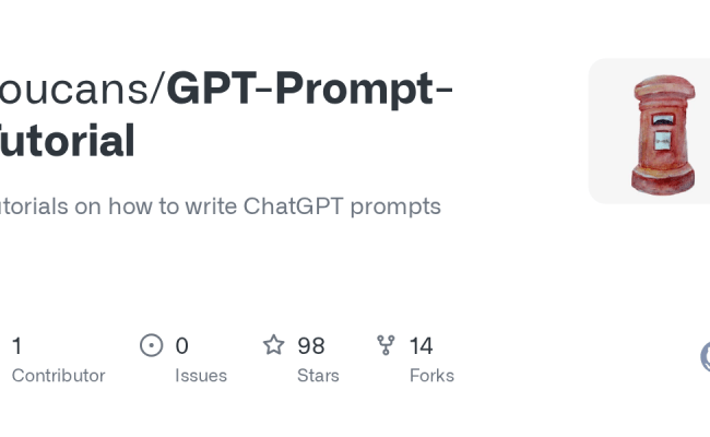 GitHub - Youcans/GPT-Prompt-Tutorial: Tutorials On How To Write ChatGPT ...
