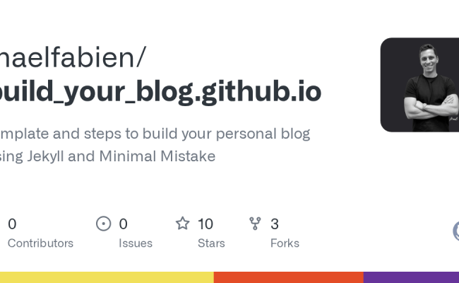 GitHub - Maelfabien/build_your_blog.github.io: Template And Steps To ...