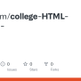 GitHub - Loamnom/college-HTML-CSS-JS-