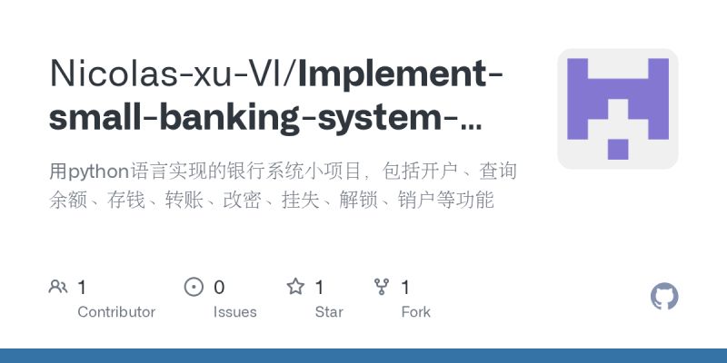 Github Anirbansaikia Banking System Using Python - Premium Dark Art Gallery - HD