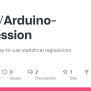 GitHub - Nkaaf/Arduino-Regression: Library With Easy-to-use Statistical ...