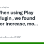 When Using Play Unity Plugin , We Found This Error Increase, Most Is ...