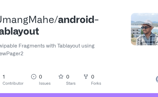 GitHub - UmangMahe/android-tablayout: Swipable Fragments With Tablayout ...