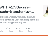 Github Yaswitha27 Secure Message Transfer By Dna Computing Based Text