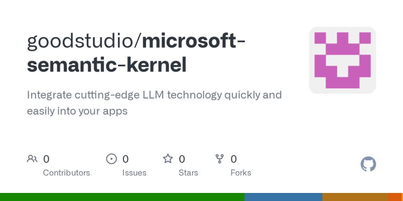 Github Microsoft Semantic Kernel Integrate Cutting Edge Llm - Ultra HD Gradient Textures for Desktop