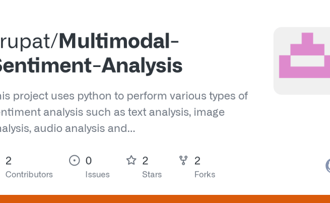 GitHub - Srupat/Multimodal-Sentiment-Analysis: This Project Uses Python ...