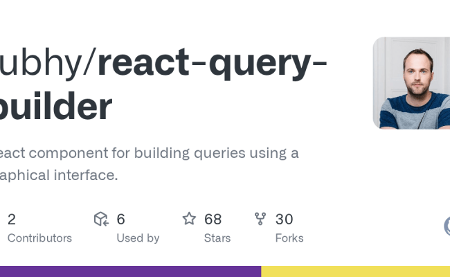 GitHub - Fubhy/react-query-builder: React Component For Building ...