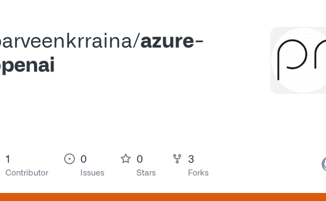 GitHub - Parveenkrraina/azure-openai