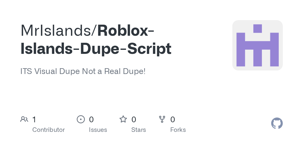Roblox Islands Dupe Script IslandsDupe At Main MrIslands Roblox Roblox Islands Dupe Script